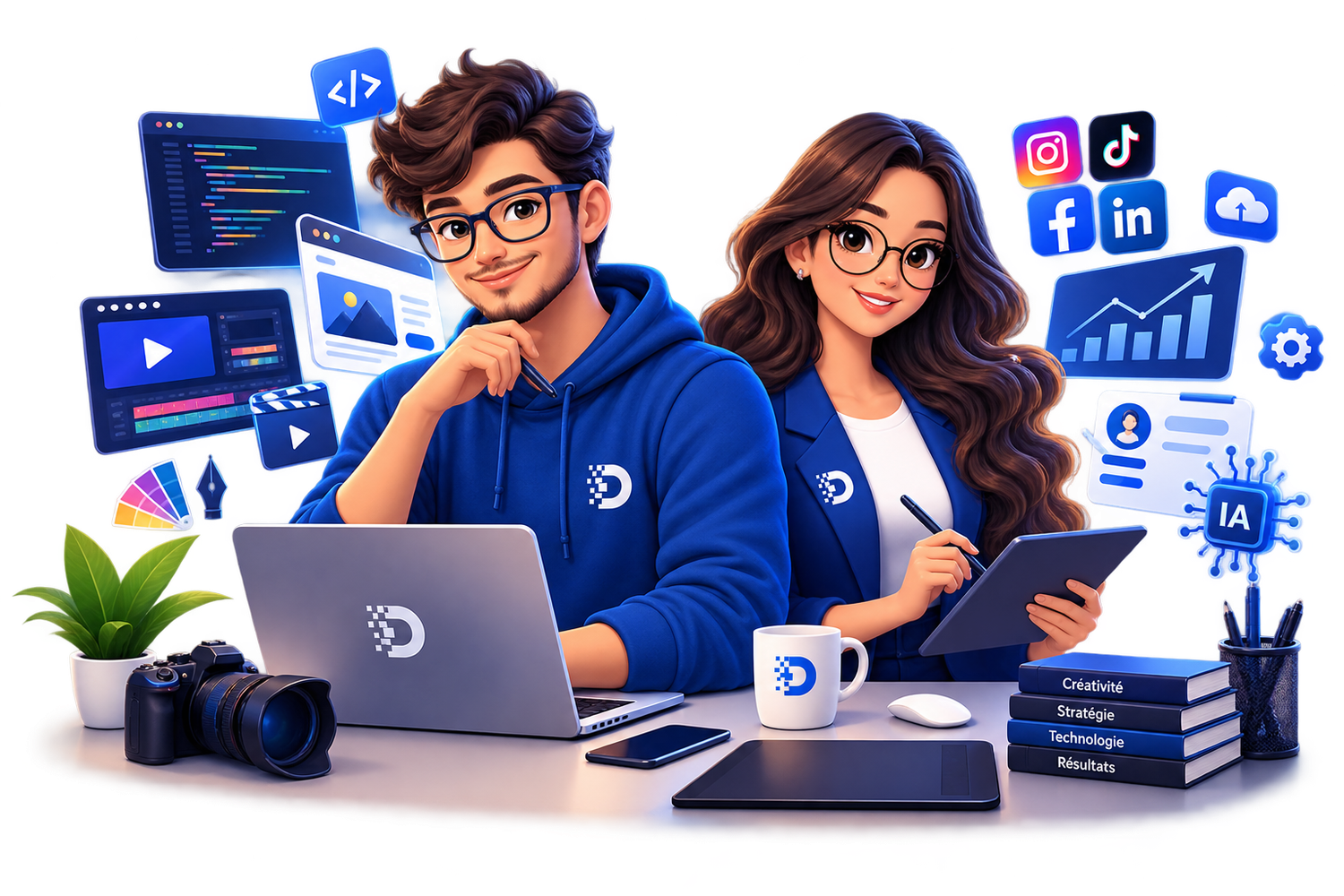 Dualis digital, partenaire digital : web, design, assistance et community